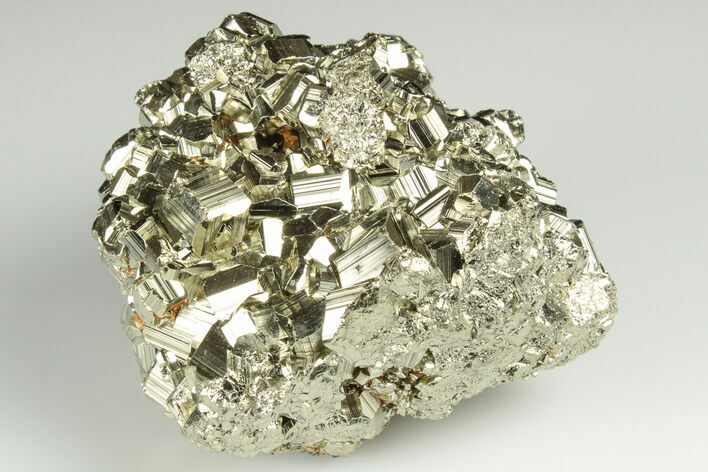 Shimmering Pyrite Crystal Cluster - Peru #190949
